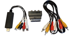Video-2-PC. VHS and Camcorder USB capture kit. For Windows 11/10/8/7. Capture from VHS, MiniDV or Hi8 to MP4 and DVD.