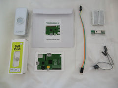 Wireless Internet WiFi Doorbell Project Kit for Raspberry Pi. Emails photos of callers to your mobile phone.