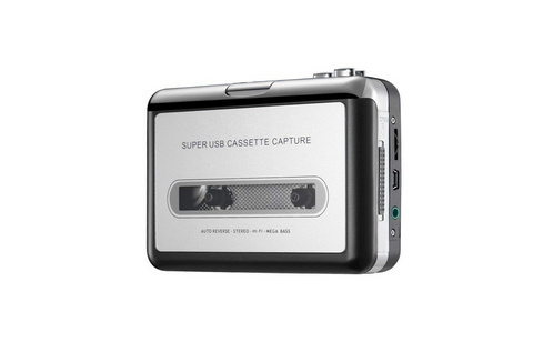 Tape-2-PC. Portable USB Tape Player for Windows 11, 10, 8.1, 7. Transfer Audio Cassettes to PC.