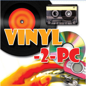 Vinyl-2-PC Kit. Record from Tape, Vinyl & MiniDisc to PC. For Windows 11, 10, 8.1, 7.